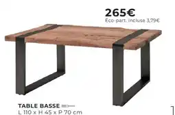 Cocktail Scandinave TABLE BASSE offre