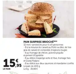 Hyper U Pain surprise brioché offre