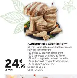 Hyper U Pain surprise gourmand offre