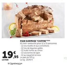 Hyper U Pain surprise coffre offre