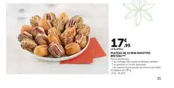 Hyper U Plateau de 21 mini navettes offre