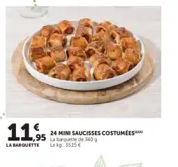 Hyper U 24 mini saucisses costumées offre
