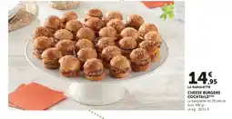 Hyper U Cheese burgers cocktails offre