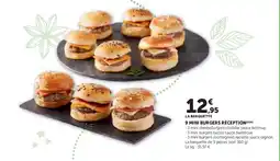 Hyper U 9 mini burgers réception offre