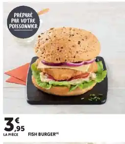 Hyper U Fish burger offre