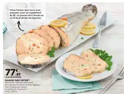 Hyper U Saumon farci entier offre