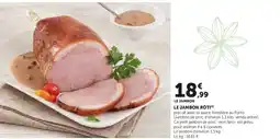 Hyper U Le jambon rôti offre