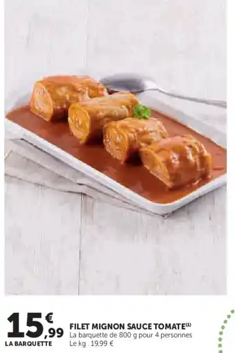 Filet mignon sauce tomate