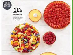 Hyper U Tarte 6 parts offre