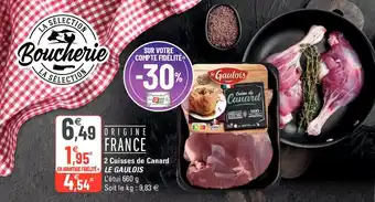 G20 2 Cuisses de canard LE GAULOIS offre