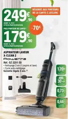 Aspirateur laveur X-CLEAN 2 Rowenta