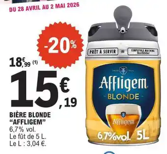Bière Blonde Affligem
