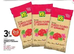 E.Leclerc TERREAU PLANTES FLEURIES ET GERANIUMS KB offre