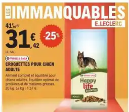 E.Leclerc CROQUETTES POUR CHIEN ADULTE offre