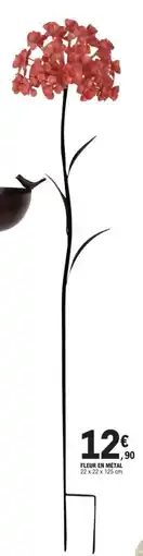 E.Leclerc FLEUR EN MÉTAL offre