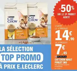 E.Leclerc CAT CHOW ADULT POULET 3KG offre