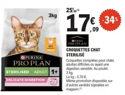 E.Leclerc CROQUETTES CHAT STÉRILISÉ offre