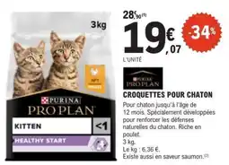 E.Leclerc CROQUETTES POUR CHATON offre