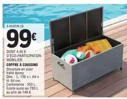 E.Leclerc COFFRE À COUSSINS offre