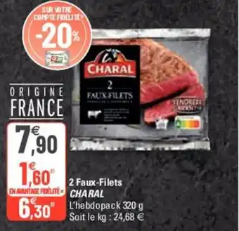 G20 2 Faux-filets CHARAL offre