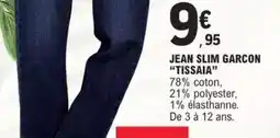 E.Leclerc Jean slim garcon offre