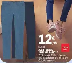 E.Leclerc Jean femme offre