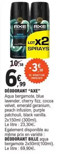 E.Leclerc Axe - déodorant offre