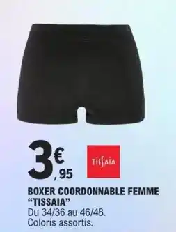 E.Leclerc Boxer coordonnable femme offre