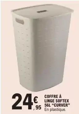 E.Leclerc Curver - coffre à linge softex 561 offre