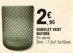 E.Leclerc Dim - gobelet vert nature offre