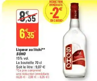 Liqueur au litchi SOHO