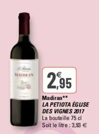 Madiran La Petiota Ăglise des Vignes
