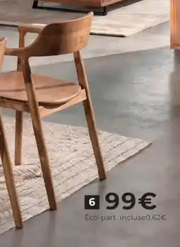 Cocktail Scandinave CHAISE EVA offre