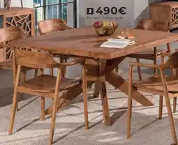 Cocktail Scandinave TABLE CARRÉE RANGI offre