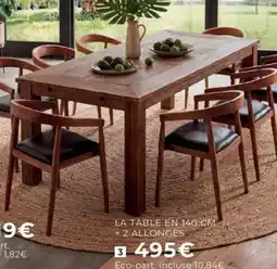 Cocktail Scandinave TABLE offre