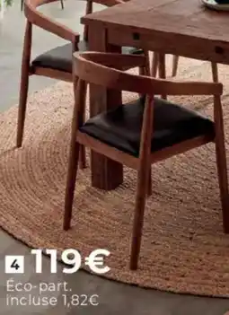 Cocktail Scandinave FAUTEUIL WANATU offre