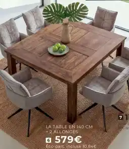 Cocktail Scandinave TABLE CARRÉE offre