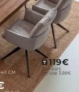 Cocktail Scandinave CHAISE TERRY offre