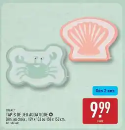 ALDI TAPIS DE JEU AQUATIQUE offre