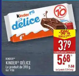 ALDI KINDER DÉLICE offre