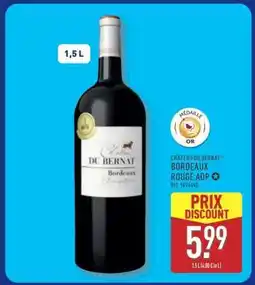 ALDI CHÂTEAU DU BERNAT BORDEAUX ROUGE AOP offre