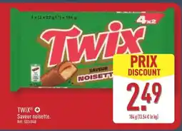 ALDI TWIX Saveur noisette offre