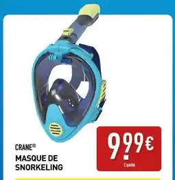 ALDI CRANE MASQUE DE SNORKELING offre
