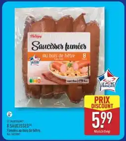 ALDI 8 SAUCISSES offre