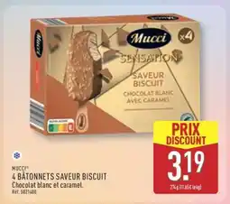 ALDI 4 BÂTONNETS SAVEUR BISCUIT offre