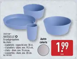ALDI CROFTON VAISSELLE offre