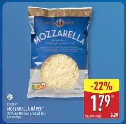 ALDI Mozzarella râpée offre