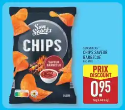 ALDI SUN SNACKS CHIPS SAVEUR BARBECUE offre
