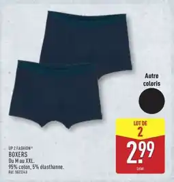ALDI UP 2 FASHION Boxers offre