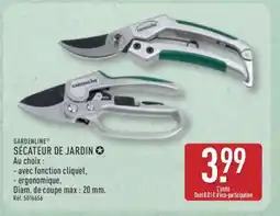 ALDI GARDENLINE SÉCATEUR DE JARDIN offre
